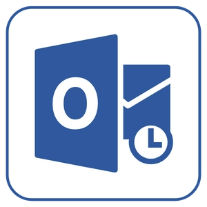 Blaues Logo Microsoft Outlook